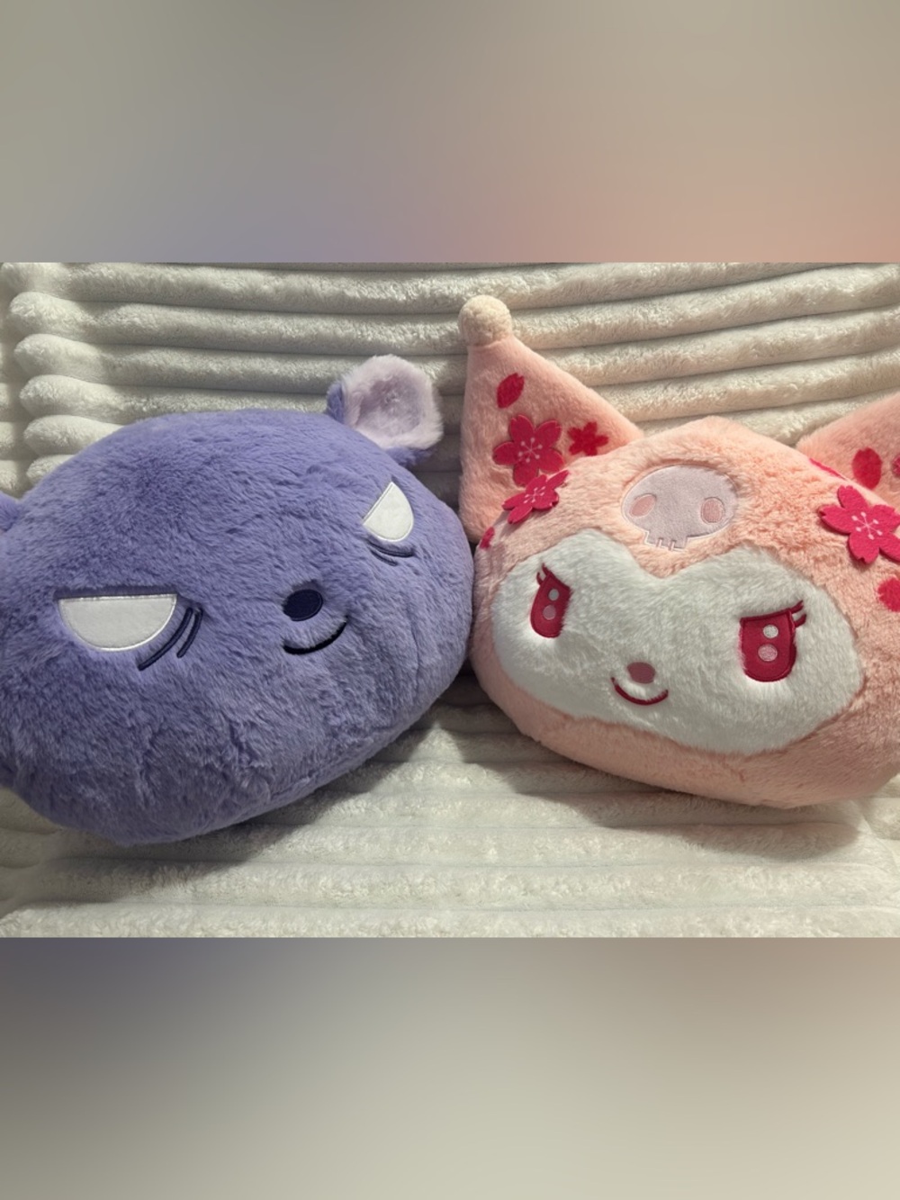 Sanrio Kuromi & Baku Head Pillow